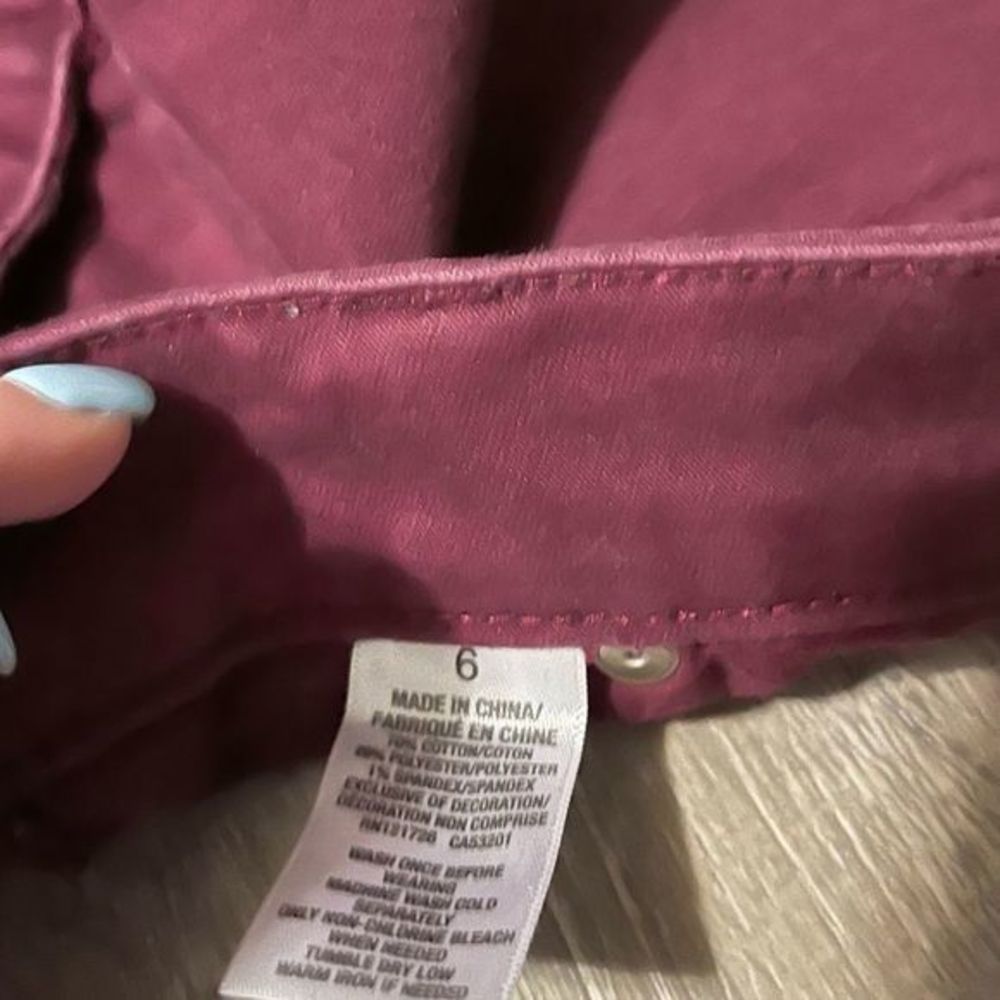 Aeropostale High Waisted MIDI Shorts size 6 - Picture 5 of 5